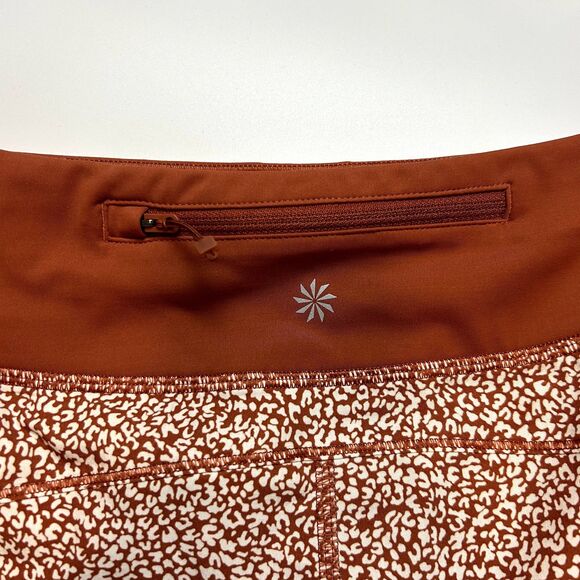 Athleta Womens Run With It 3.5" Printed Short Size XS Shorts Cheetah - Picture 13 of 16